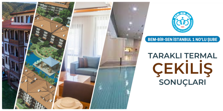 Taraklı Termal Tatili Çekiliş Sonuçları Açıklandı