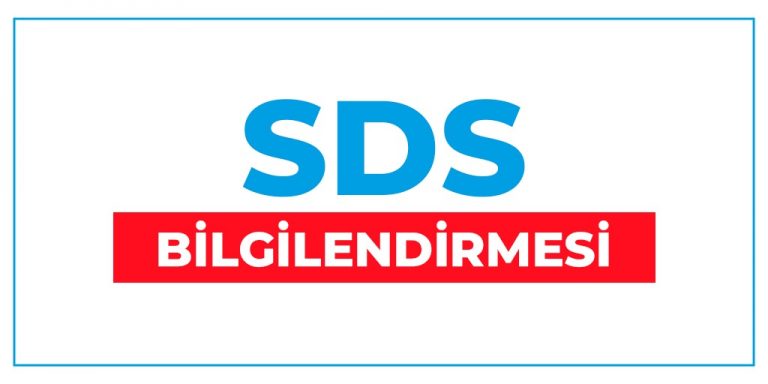 SDS BİLGİLENDİRME